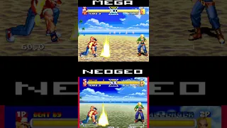 MEGA DRIVE X NEO GEO | REAL BOUT FATAL FURY SPECIAL | DIFERENCES