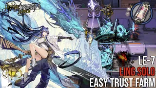 Ling SOLO LE-7 Trust Farm/Low Rarity Easy Guide | Efficient Solvent Farming Stage [Arknights]