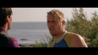 Махач на пляже. Джонни Юта против агрессивных сёрфингистов.