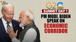 LIVE | G20 Summit Day 1: US President Joe Biden, PM Modi, G20 Leaders Talk PGII, Economic Corridor