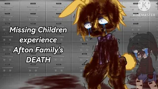 Missing Children experience Afton Family's death || Original || TW: kid scream/gore