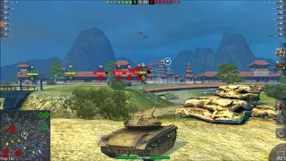 World of Tanks Blitz: (12) T49 A Gameplay (3) Rocket Tricks