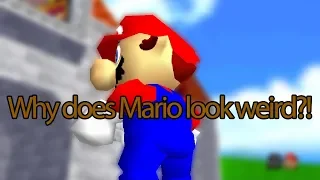 Why does Mario's Model in Mario 64 look so weird? (AND HOW TO FIX IT)