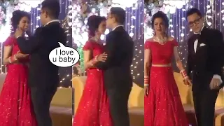 Aditya Narayan Shows Love For Wife Shweta & KISSES Her While Dancing In Ther Royal Wedding RECEPTION