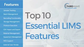 Top 10 Essential LIMS Features