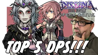 DFFOO STATE OF THE META OCTOBER 2023! TOP 5 DPS DAMAGE DEALERS TIER LIST!!!