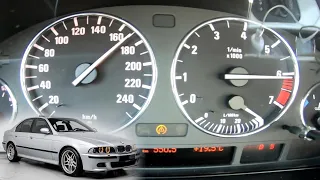 1999 BMW 528i E39 193hp 0-210 Kmh Top Speed Autobahn