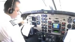 ENGINE START PROCEDURES BEECHCRAFT KING AIR 90 COCKPIT VIEW