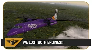 [P3D] WE LOST BOTH ENGINES!!! Dash 8 Shared Cockpit | Flybe | Birmingham (EGBB) - Edinburgh (EGPH)