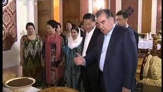 习近平夫妇出席塔吉克总统家宴 President Xi Jinping and Mme. Peng Liyuan in Tajikistan President's Family