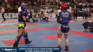 2016 WAKO ME Loutraki   KL  50kg   Seremeti GRE vs Nižníková SVK