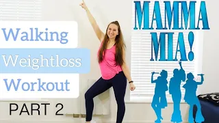 MAMMA MIA INDOOR WALKING WEIGHTLOSS WORKOUT P2! ||Beginners/Kneefriendly! ||100% good mood guarantee