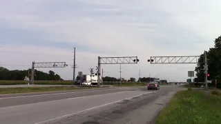 U.S Highway 31 Railroad Crossing - NS 1067 (Reading Railroad HU), 7527, & 4142 near Tipton, Indiana