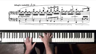 Beethoven Pathétique Sonata TUTORIAL 2nd Movement - P. Barton, FEURICH piano