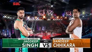 Jagdeep Singh v/s Sandeep Chhikara  | Super Boxing League | Haryana Warriors v/s Maratha Yoddhas