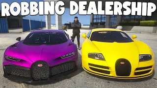 Robbing Bugatti Dealership in GTA 5 RP..