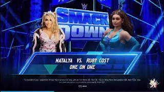 WWE Smackdown| Natalya vs Ruby Cost WWE2K24