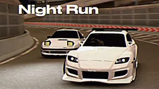 Night Run at Tokyo Expressway | RX-8 Mazdaspeed Aero -vs- RX-7 FC3S | Assoluto Racing