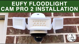 Home Security EUFY Floodlight Cam Pro 2 Install and Initial Thoughts | Home Security Camera #ad