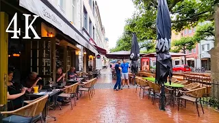 Bonn🇩🇪City Germany,Walking tour 4k 60fps 2023,Relaxing rainy cloudy weather summer hiking
