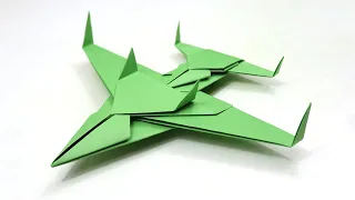 How To Make Paper Jet Fighter Airplane - Best Paper Fighter Plane Making