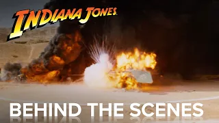 INDIANA JONES AND THE RAIDERS OF THE LOST ARK | "Plane Explosion" Behind the Scenes | Paramount