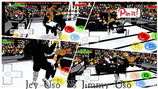 Jey Uso Vs Jimmy uso Wrestling Revolution 3D