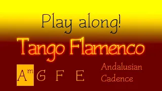 Tango Flamenco, Guitar Backing Track Jam, A minor, 85bpm, Andalusian Cadence. Enjoy!