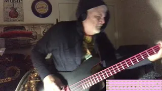 Ozzy Osbourne - Bark At The Moon - Bass Cover with tabs