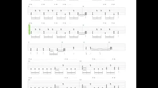 Sweating Bullets Tab by Megadeth + Guitar only + Guitar tab