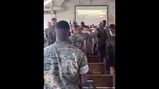 Marines Sing: "Bless the Lord"