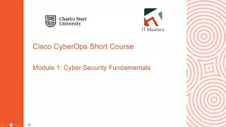 Free Short Course: Introduction to CyberOps - Module 1