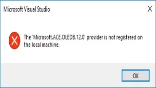 Microsoft.ACE.OLEDB.12.0 provider is not registered on the local machine solution | FoxLearn