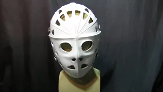 Mylec Vintage Hockey Goalie Mask White.