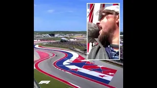 When the "Neeow guy" interrupted the 2018 US Grand Prix...