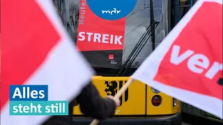 Mega-Streik: Nichts geht mehr in Mitteldeutschland | MDR um Zwei | MDR