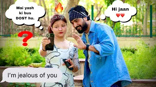 Aaj To Muskan Ki Girlfriend❣️ Se Bat Karadi Apni | Rone lgi Muskan | Prank On Muskan |Yash Choudhary