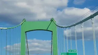 opening transition into Philadelphia ben franklin bridge