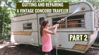 GUTTING AND REPAIRING A VINTAGE 1970s CONCORD TRAVELER | PART 2