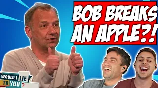 Can BOB MORTIMER Break An Apple In Half With His Bare Hands? | WILTY Reaction