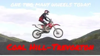 Coal Mountain Hill Climbs and jumping on Honda CRF250x dirtbikes