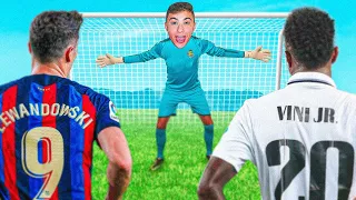 مهنة حارس#14|ريال مدريد و برشلونة ضد أفضل حارس في العالم!!🔥😂