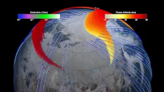 Chelyabinsk Bolide Plume as seen by NPP and NASA Models