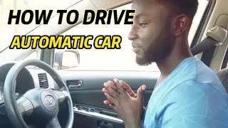 How to drive automatic car # first lesson. ( luganda version)