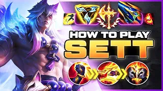 HOW TO PLAY SETT SEASON 14 | BEST Build & Runes | Season 14 Sett guide | League of Legends