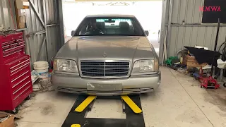 A very sad Mercedes W140, should we save it?