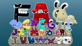 DSETROY ALL 3D ALPHABET LORE FAMILY in FLATWATER - Garry"s Mod