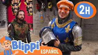 Blippi viaja a la epoca medieval | Blippi Español | Videos educativos para niños | Aprende y Juega