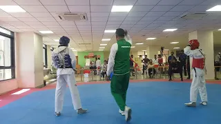 Islamabad Ma Kia Hua 🥳🥋 | Taekwondo Intervarsity First Fight | Crazy Taekwondo Players