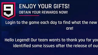 A9 - Compensation for Performance Issues on British Tour Season - Daily Login Gifts